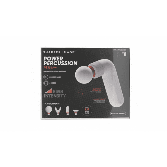 Sharper Image Power Percussion Edge+ Portable Percussion Massager