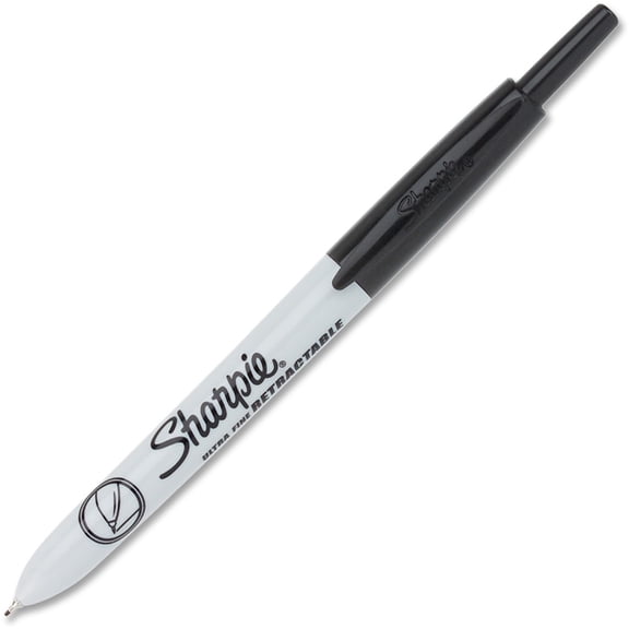 Sharpie Markers Retractable Ultra Fine 12/BX Black 1735790DZ