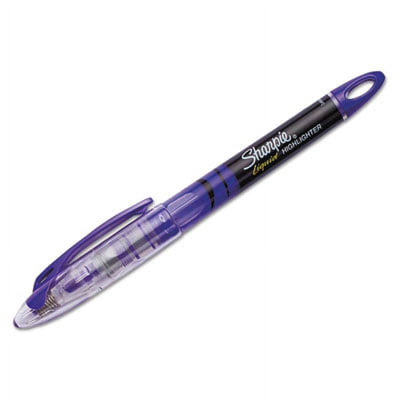 Sharpie1PK Liquid Pen Style Highlighters, Fluorescent Purple Ink
