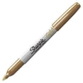 thumbnail image 1 of Sharpie-1PK Metallic Fine Point Permanent Markers, Fine Bullet Tip, Gold, Dozen, 1 of 1