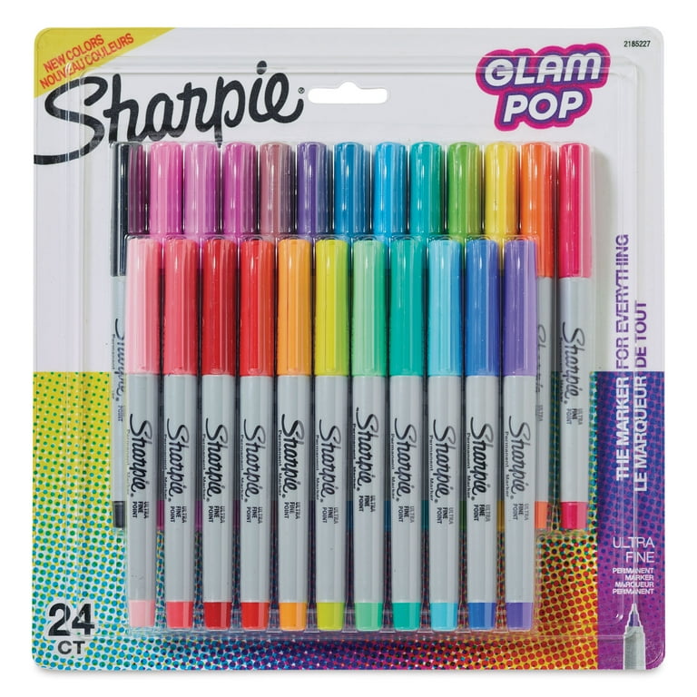 Permanent Marker, Pen-Style, Fine Bullet Tip, Assorted Colors, 5/Pack Permanent Marker, Pen-Style, Fine Bullet Tip, Assorted Colors, 5/Pack