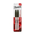 thumbnail image 1 of Sharpie 30162PP Permanent Markers, Fine Point, Black, 2 Count, 1 of 1