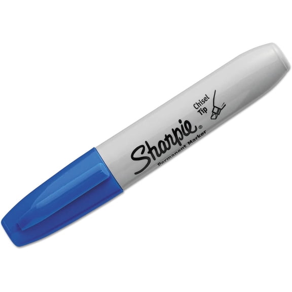 Sharpie 38203 Permanent Marker 5.3Mm Chisel Tip Blue Dozen