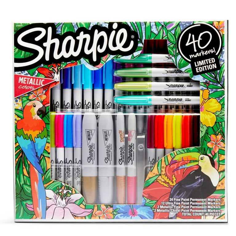Sharpie Limited Edition Holiday Set Permanent Marker Mixed Pack 40-count  Metalli