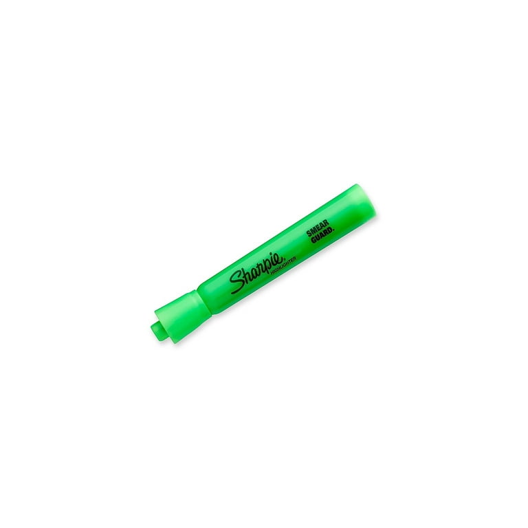 Sharpie Accent Tank-Style Highlighter Chisel Tip Fluorescent Green 25026