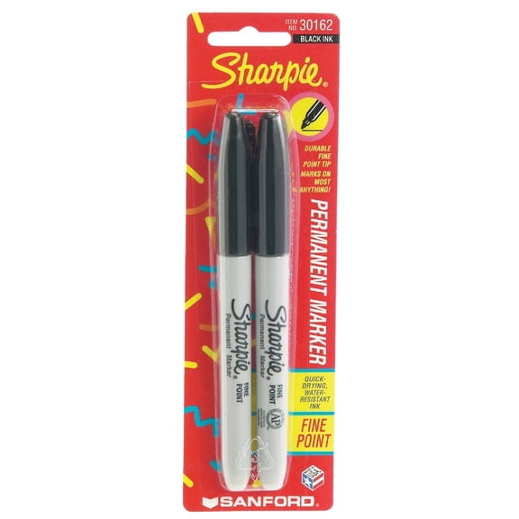 Sharpie Black Fine Point Permanent Marker (2-Pack) 30162-SH 30162-SH 977683