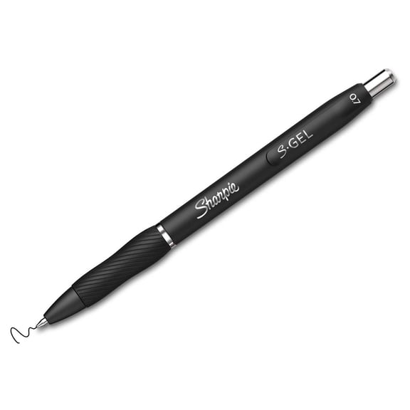 Sharpie Black S-Gel Pen, Medium Point