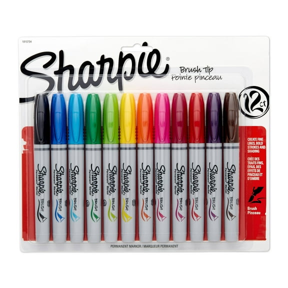 Sharpie Brush Tip 12-Marker Set
