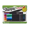 thumbnail image 1 of Sharpie Brush Tip Pens, Assorted Colors, 12 Count, 1 of 7