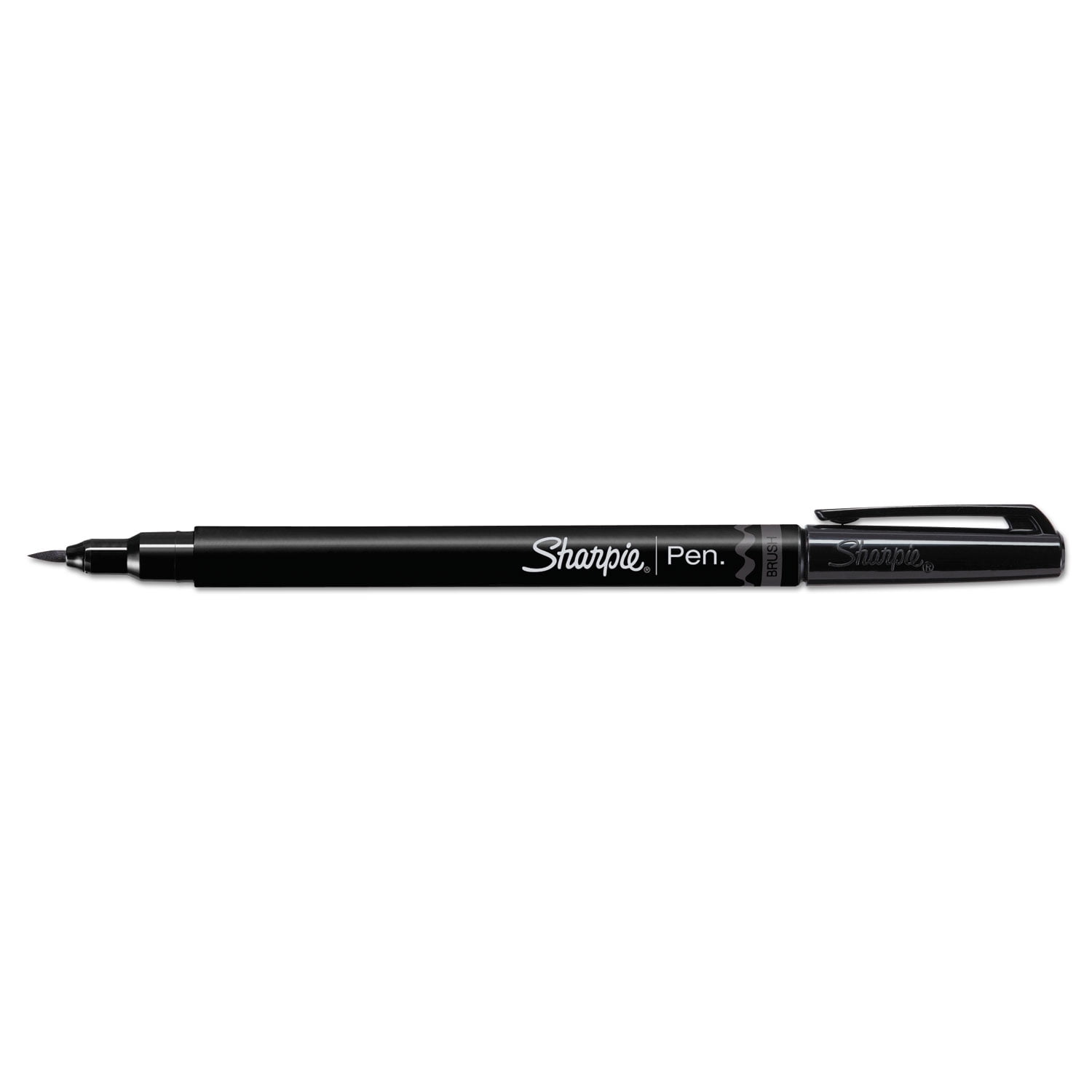 1PC Sharpie Brush Tip Pens, Fine Brush Tip, Black, Dozen