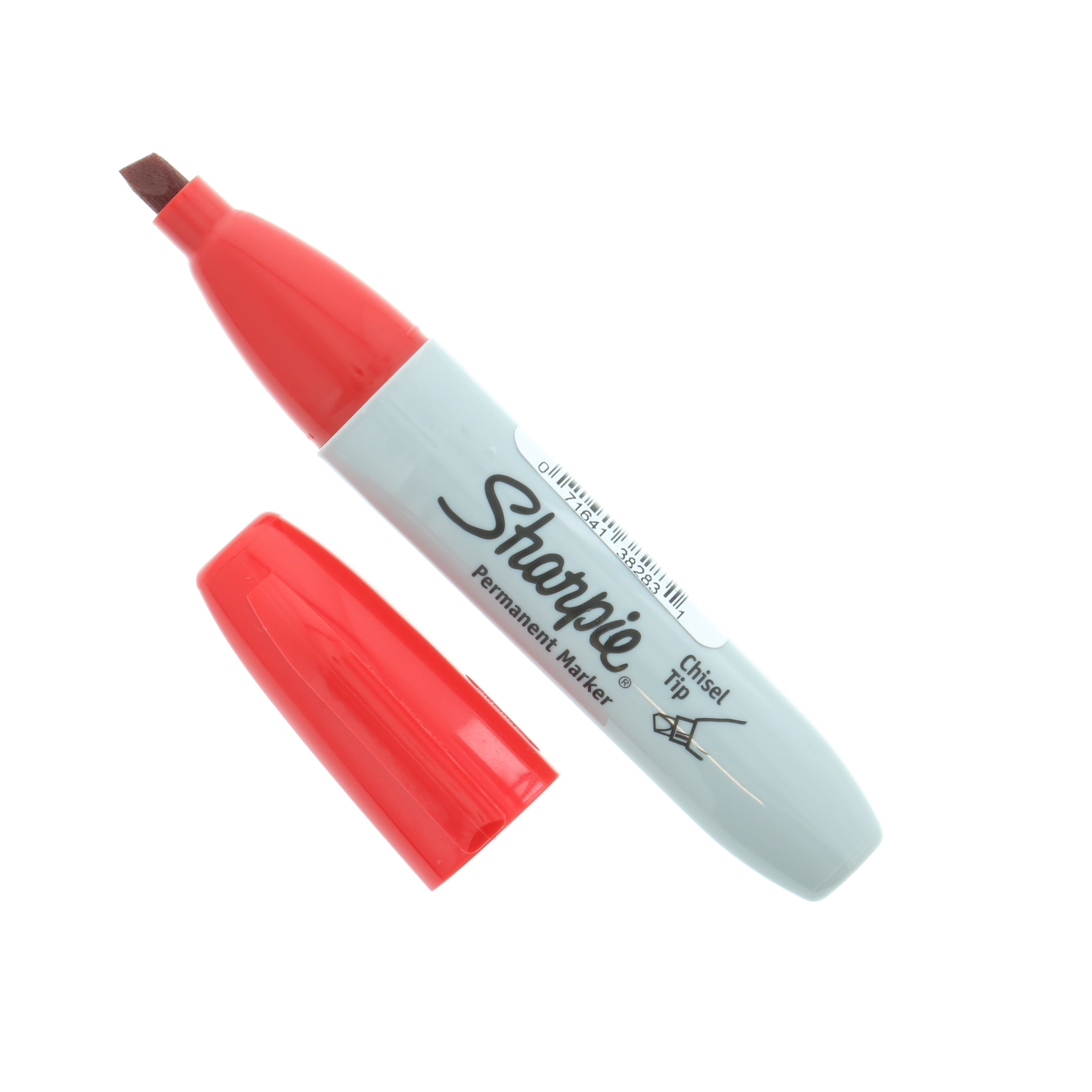 INKZALL Large Chisel Tip Red Marker