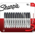 thumbnail image 1 of Sharpie Chisel Tip Permanent Markers, Black (12 Count), 1 of 2