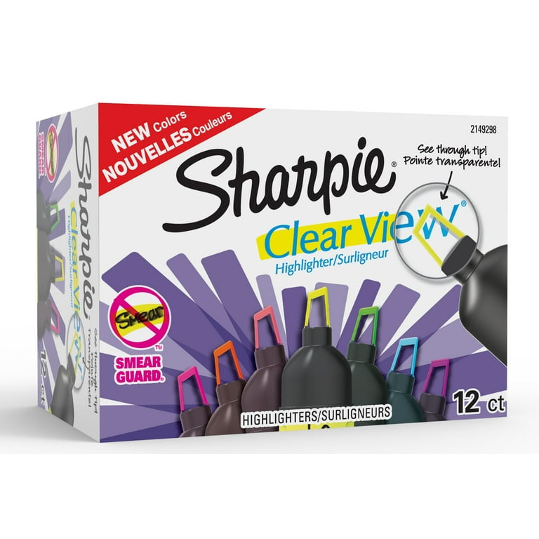 Sharpie Clear View Tank Highlighters 3/Pkg