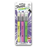 Sharpie Highlighter, Clear View Highlighter with See-Through Chisel Tip, Stick Highlighter, Assorted, 3 Count