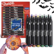 Sharpie Creative Markers, Water-Based Acrylic Markers, Bullet Tip, Assorted Colors,12 Count