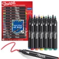 thumbnail image 1 of Sharpie Creative Markers, Water-Based Acrylic Markers, Bullet Tip, Assorted Colors,12 Count, 1 of 10