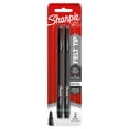 thumbnail image 1 of Sharpie Felt Tip Pens, Medium Point, Black, 2 Count, 1 of 8