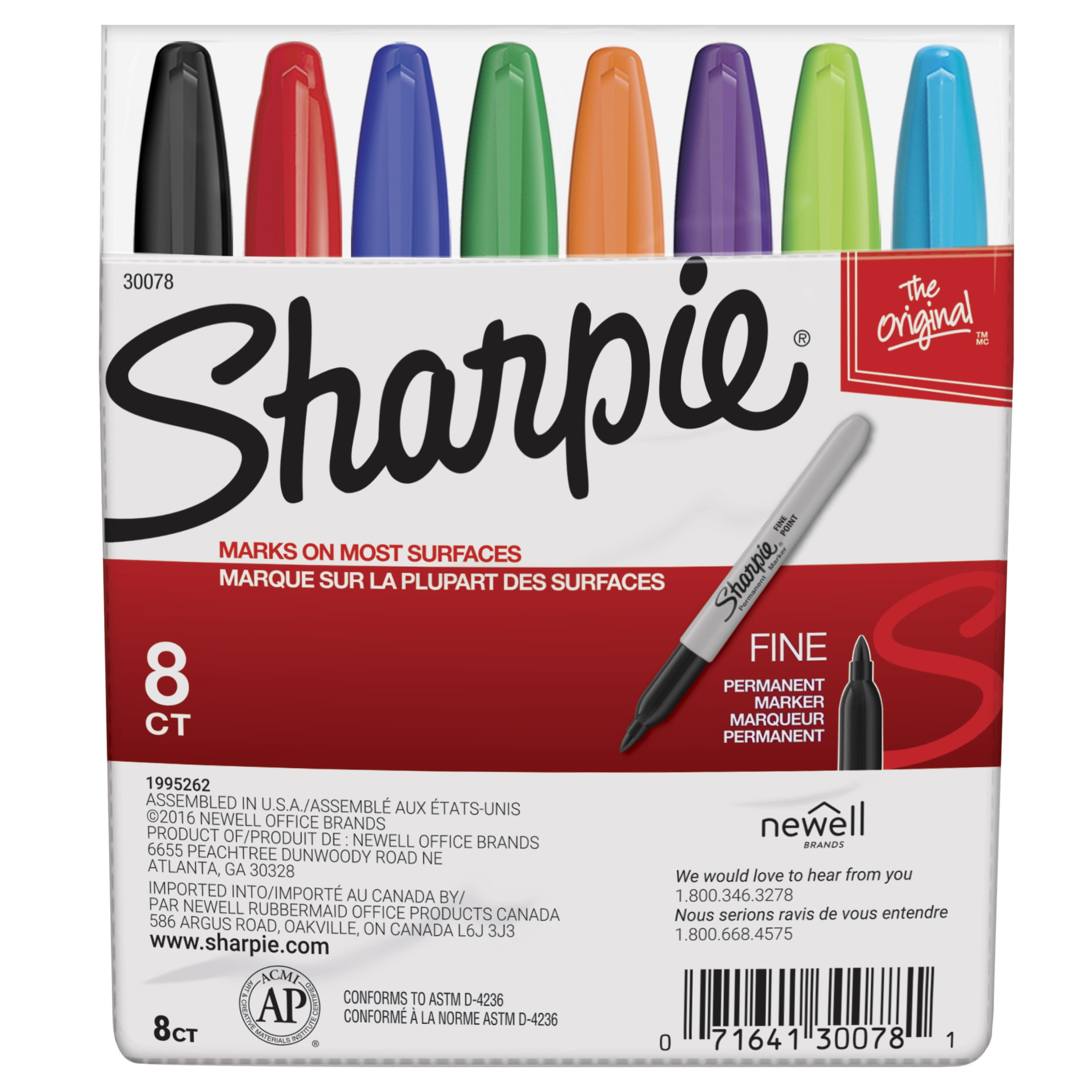 Marqueur permanent Sharpie - Pointe fine – K. A. Artist Shop