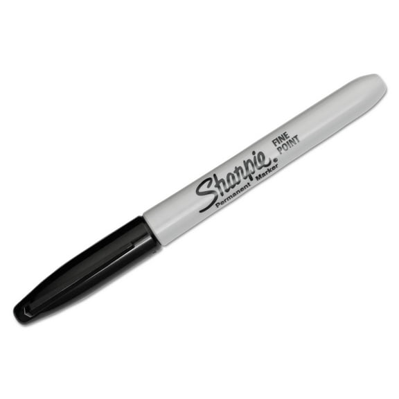 Sharpie Fine Point Permanent Marker Black Dozen 30001