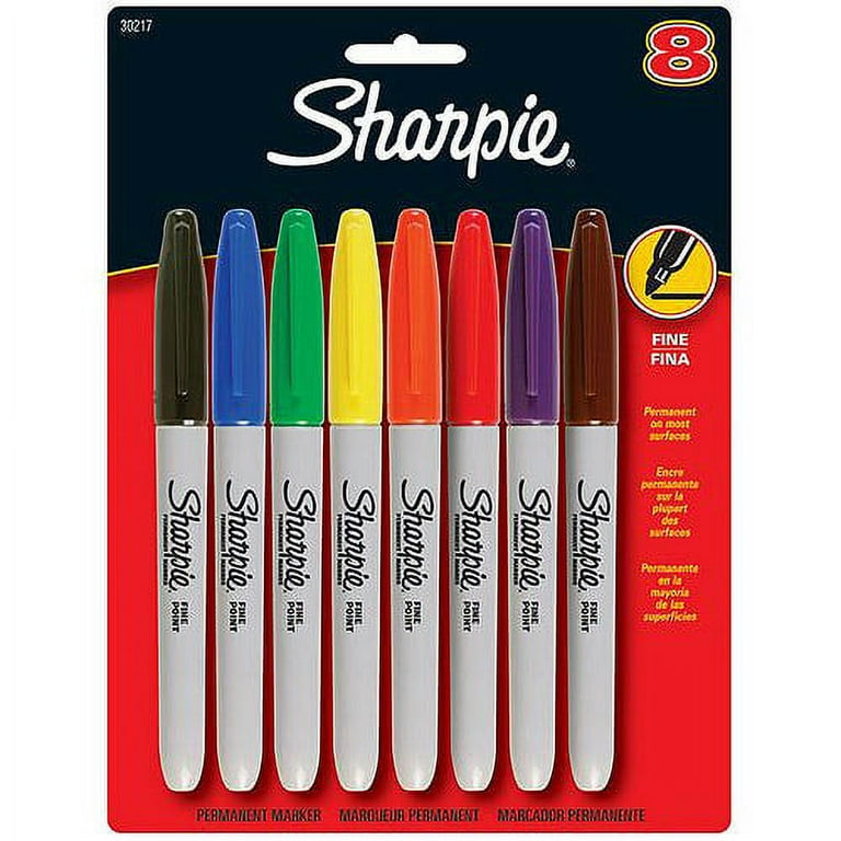 Sharpie Fine Point Permanent Marker - Fine Marker Point - Assorted Alcohol Based Ink - 8 / Pack Sharpie Fine Point Permanent Marker - Fine Marker Point - Assorted Alcohol Based Ink - 8 / Pack