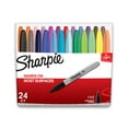 thumbnail image 1 of Sharpie Permanent Markers, Fine Point, Assorted Colors, 24 Count, 1 of 5