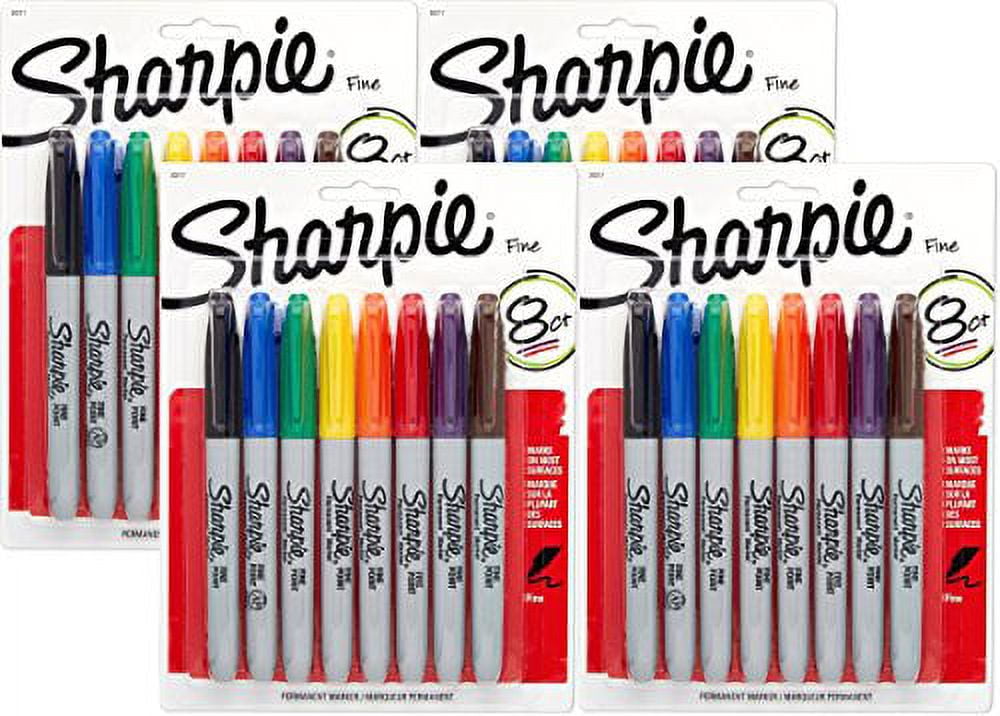 Sharpie Assorted Fine Tip Permanent Marker , 3PK 30173