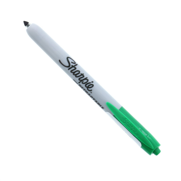 Sharpie Retractable Markers - Fine Marker Point - Retractable - Green - 1 Each Sharpie Retractable Markers - Fine Marker Point - Retractable - Green - 1 Each