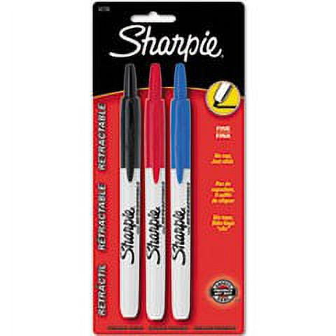 Sharpie Fine Retractable Markers - 3 Pack-2PK