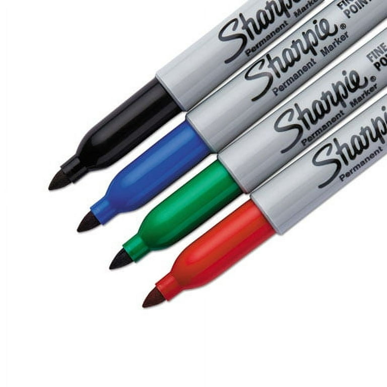 Sharpie Pen-style Permanent Marker - Fine Marker Point - Black Alcohol  Based Ink - 1 Dozen - Thomas Business Center Inc