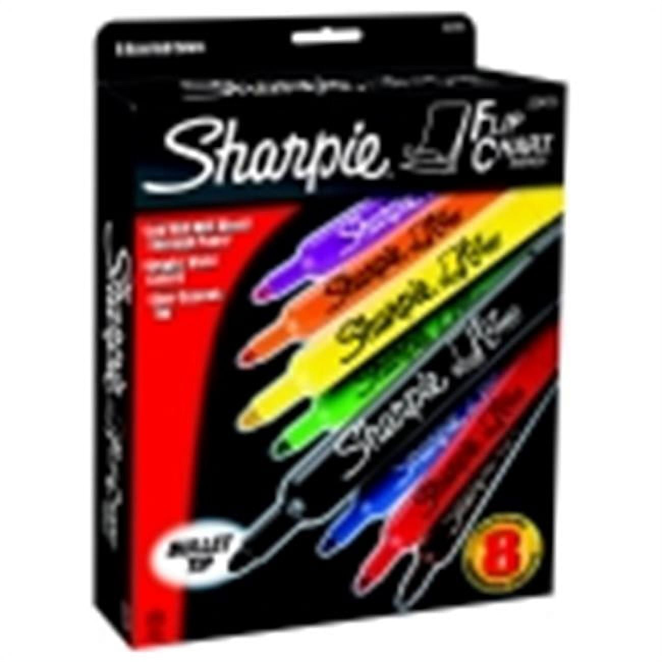 Sharpie 22474 Flip Chart Markers Bullet Tip Four Colors 4/Set