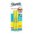 thumbnail image 1 of Sharpie Gel Highlighters, Bullet Tip, Fluorescent Yellow, 2 Count, 1 of 6
