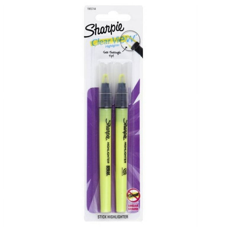 https://i5.walmartimages.com/seo/Sharpie-Highlighter-Clear-View-Highlighter-with-See-Through-Chisel-Tip-Stick-Highlighter-Yellow-2-Count_23eee327-1f43-4b0c-94a4-c902c3511286.941b480c6ea2e688e09e4d9653752281.jpeg?odnHeight=768&odnWidth=768&odnBg=FFFFFF