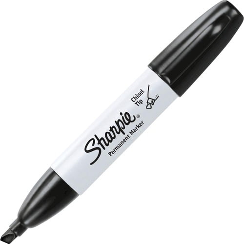 Sharpie Large Barrel Permanent Markers, Black Ink (2083007) | 5 Boxes (180 Total)