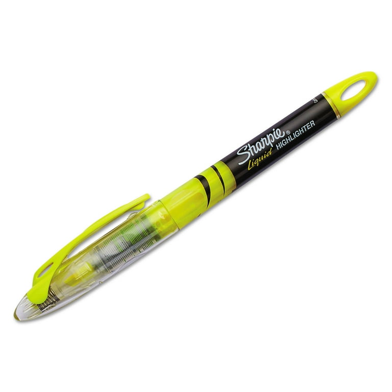 Brite Liner Highlighter, Fluorescent Yellow Ink, Chisel Tip, Yellow/Black Barrel, Dozen Brite Liner Highlighter, Fluorescent Yellow Ink, Chisel Tip, Yellow/Black Barrel, Dozen