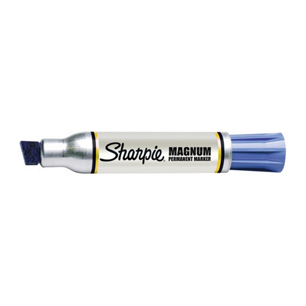 Sharpie Magnum 5/8 Wide-Tip Blue Markers (12 Per/Case)