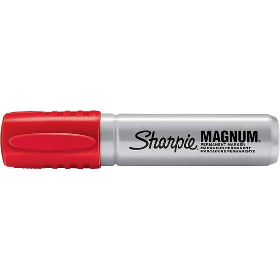Sharpie Magnum Permanent Marker, Red - Pack of 12