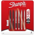 thumbnail image 1 of Sharpie Metal Barrel S-Gel Pens, 6-Pack, Medium Point 0.7Mm, 1 of 6