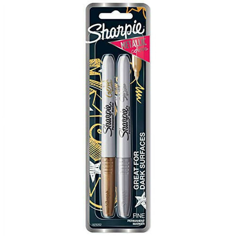 Permanent Paint Marker, Medium Bullet Tip, Assorted Metallic Colors, 2/Pack Permanent Paint Marker, Medium Bullet Tip, Assorted Metallic Colors, 2/Pack