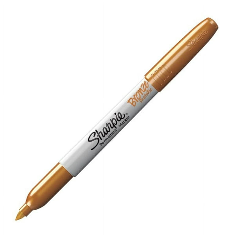 SHARPIE Oil-Based Paint Marker, Medium Point, Metallic Gold, 1 Count -  Great for Rock Painting