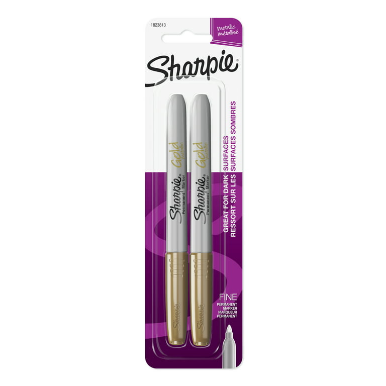Sharpie Mini Permanent Markers 24 Fine Point Color 1 Metallic