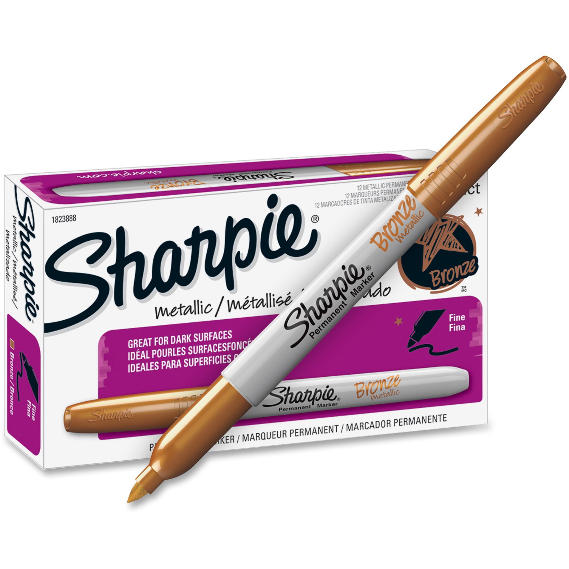 Sharpie® Fine Point Permanent Gold/Silver/Bronze Metallic Paint Pens, 3 pk  - Gerbes Super Markets