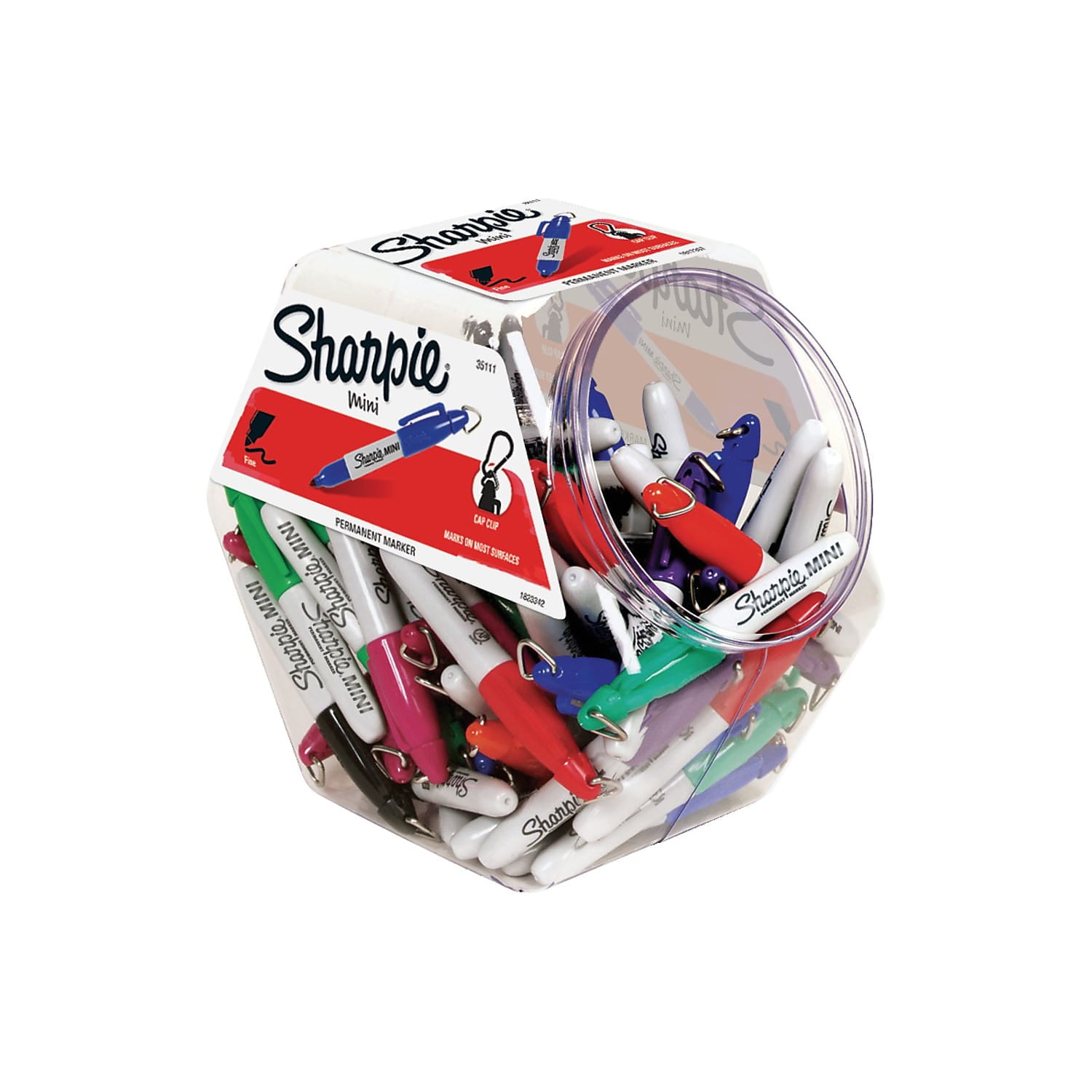 Walmart exclusive discounts  Sharpie Mini Permanent Markers, Fine Point, Assorted Colors, 72-Pack, Non-Toxic, Fast-Drying (35111)