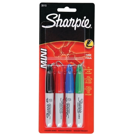Sharpie Mini Marker Set - Assorted Colors, Set of 4