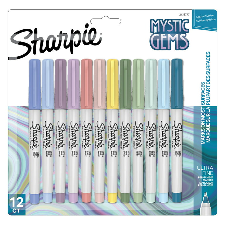 Sharpie Brush Tip Permanent Markers - 12 count