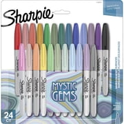 Sharpie Mystic Gems Permanent Markers, Multi Ink 2136727 | 5 Packs 120 Total