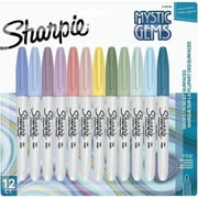 Sharpie Mystic Gems Permanent Markers, Multi Ink 2136729 | 5 Packs 60 Total