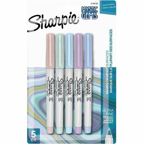 Sharpie Mystic Gems Permanent Markers, Multi Ink (2136730) | 2 Packs (10 Total)