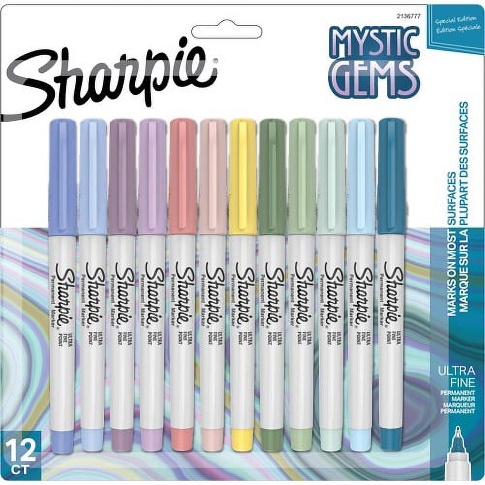 Sharpie Mystic Gems Permanent Markers - Ultra Fine Marker Point - Multi - 12 / Pack Sharpie Mystic Gems Permanent Markers - Ultra Fine Marker Point - Multi - 12 / Pack