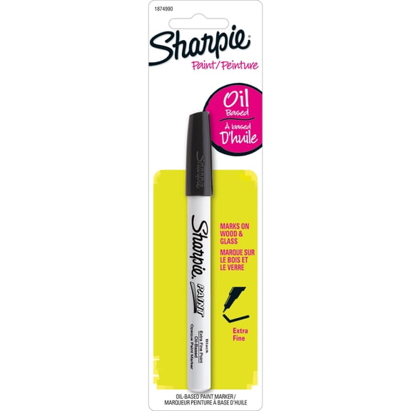 Sharpie Oil-Based Paint Marker, Extra Fine, Black