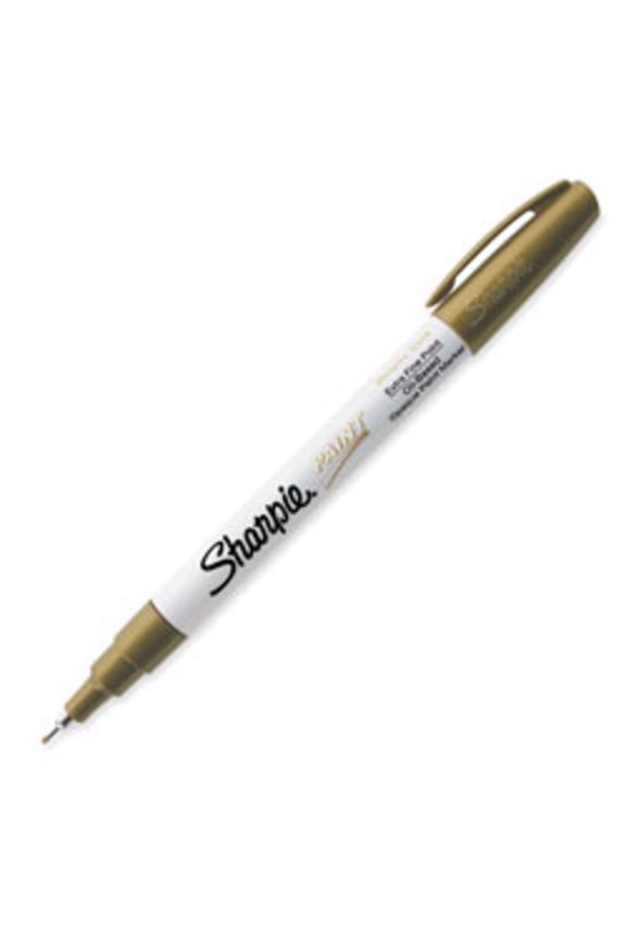 Oil-Based Paint Marker, Extra Fine, Gold